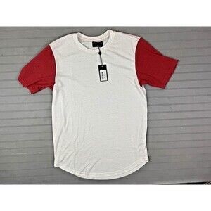 Good Life Size M Mens T Shirt True Red White Short Sleeve Pullover